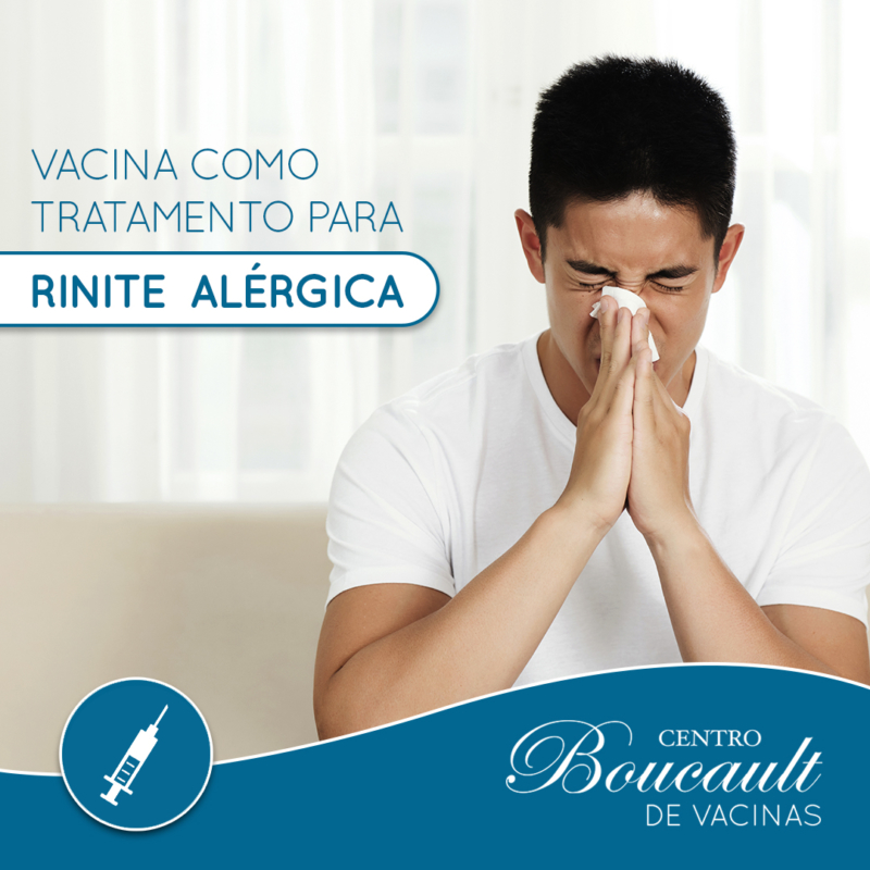 Vacina como tratamento da rinite alérgica